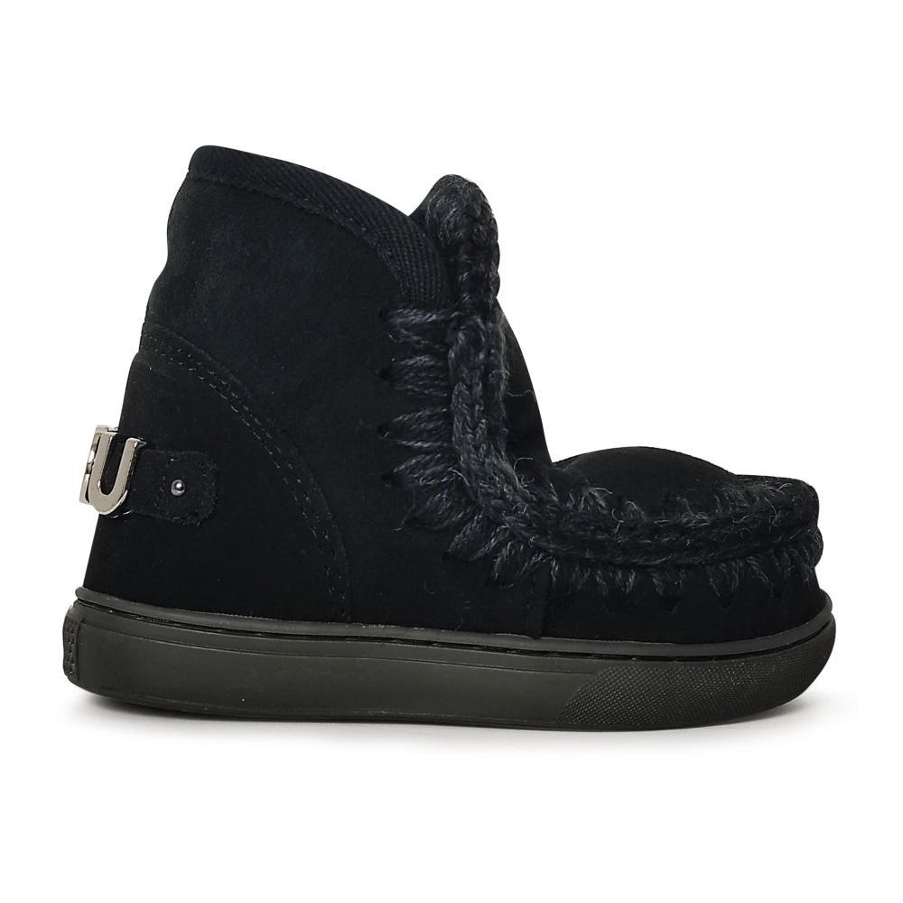 Mou Girls Black Eskimo Ankle Boots - Kids Boots - 26 Eu - Kids