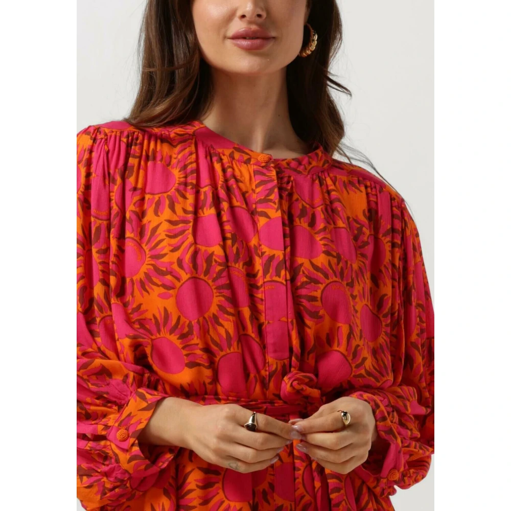 Harper & Yve Oranje Mini Jurk Mae-Dr Multicolor Dames