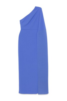 blue-asymmetric-neck-dress-with-slit