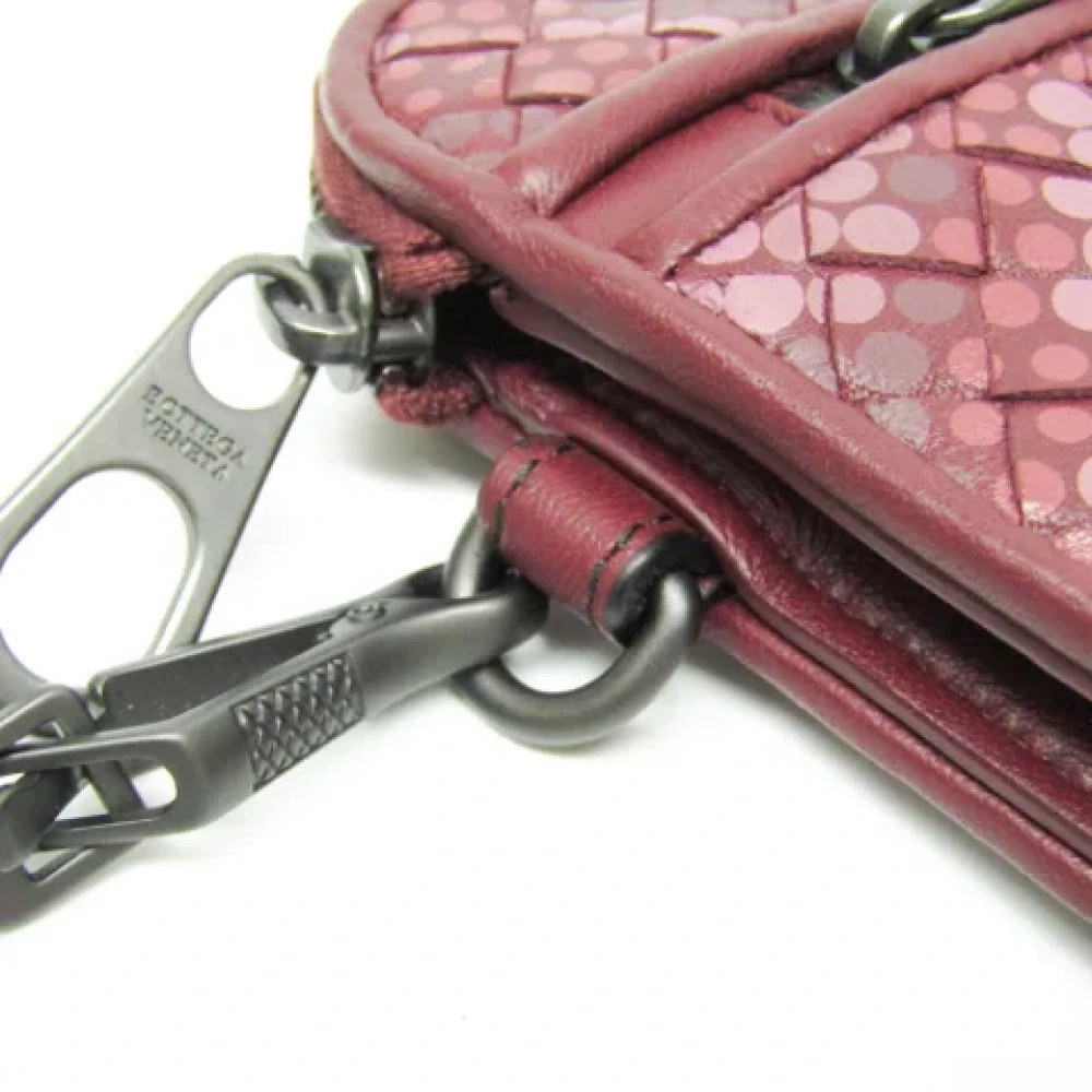 Bottega Veneta Vintage Pre-owned Leather clutches Pink Dames
