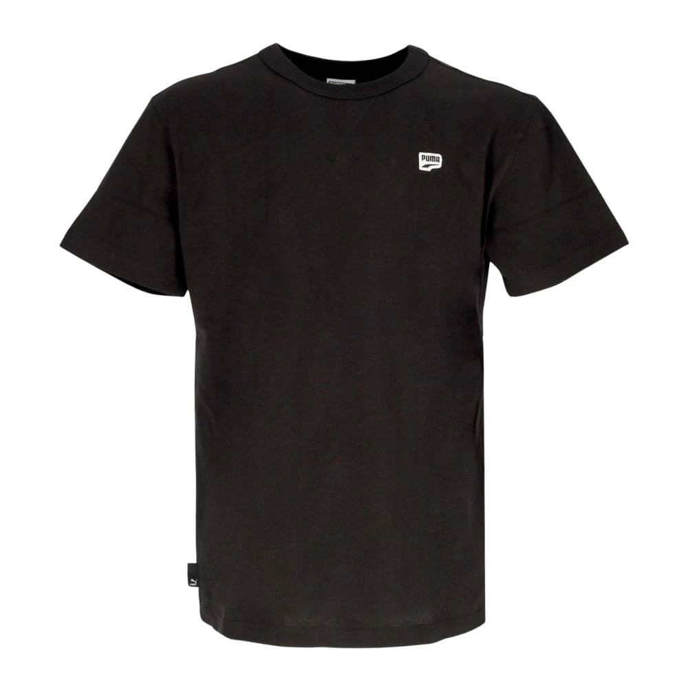 Puma Zwarte Downtown Tee Korte Mouw T-Shirt Black Heren