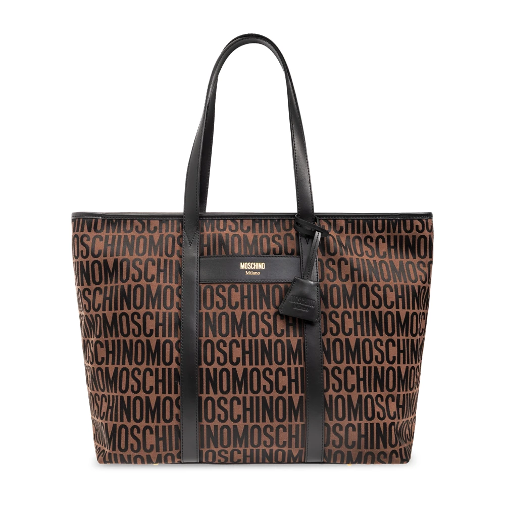 Moschino Shopper tas met monogram Brown Dames