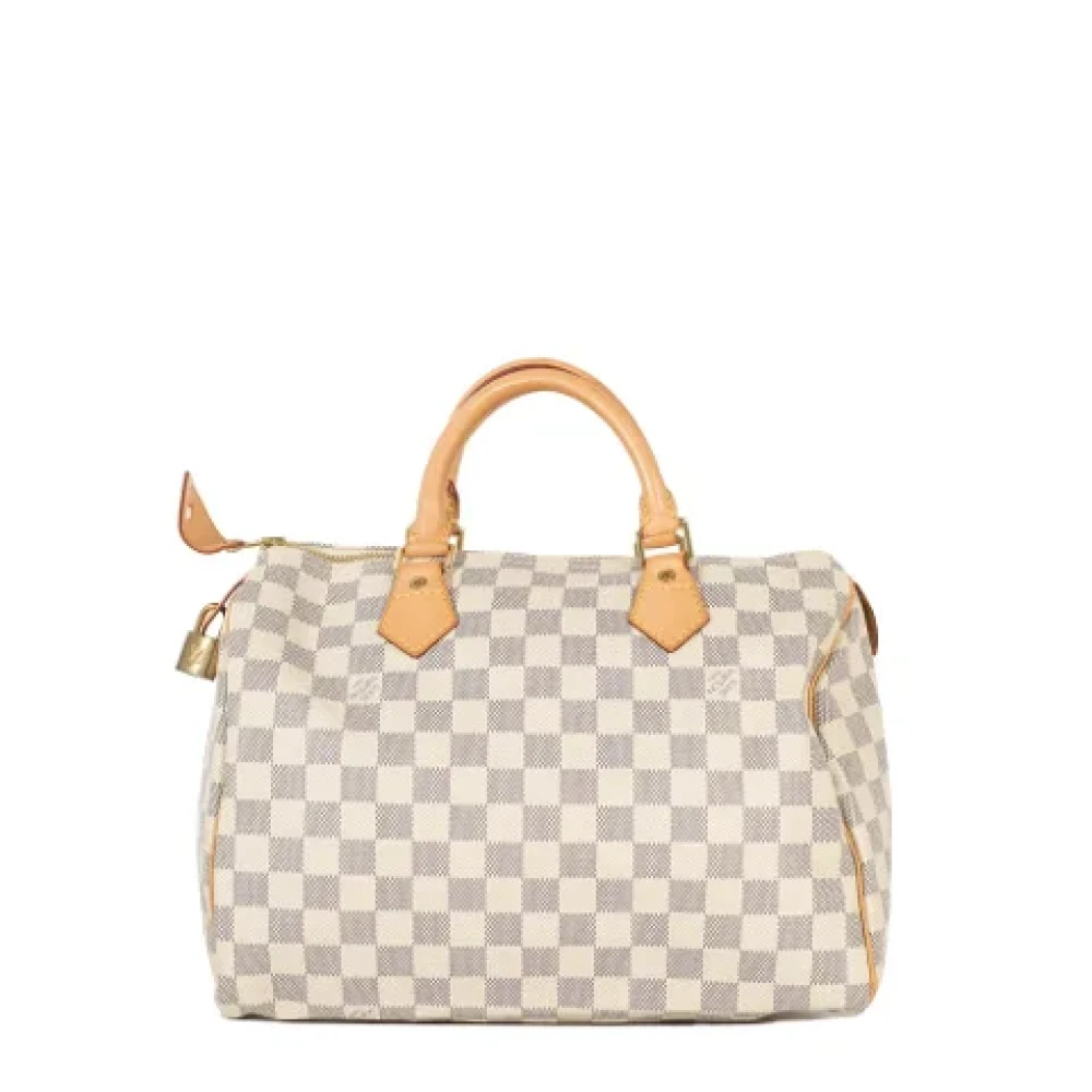 Louis Vuitton Vintage Pre-owned Canvas handbags Beige Dames