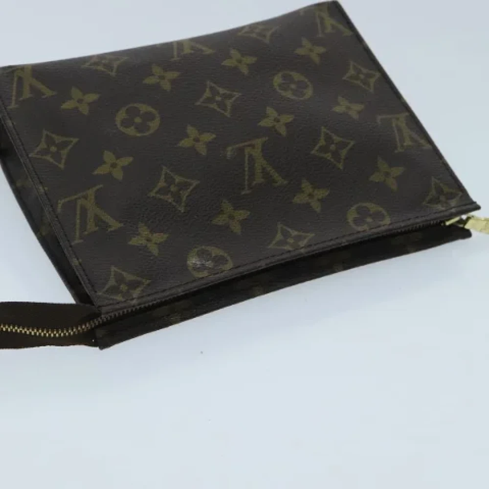Louis Vuitton Vintage Pre-owned Canvas pouches Brown Dames