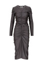elegante-robe-midi-drapee