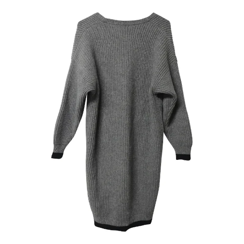 Maison Margiela Pre-owned Wool dresses Gray Dames