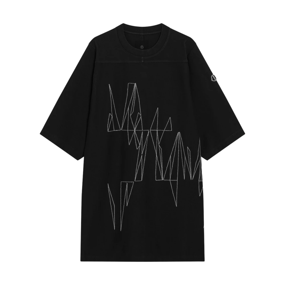Moncler + Rick Owens Graphic Embroidered T-Shirt - T-Shirts Black S - Immagine 3