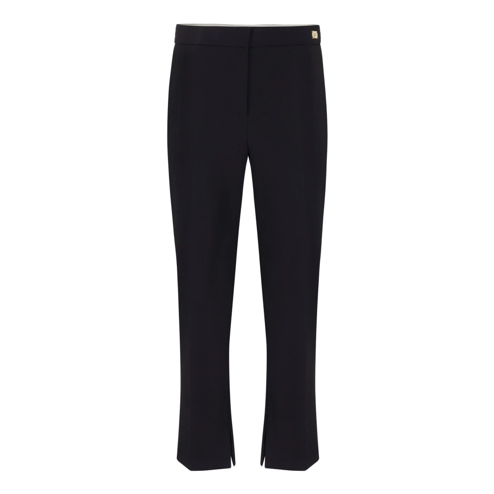 Elisabetta Franchi Stijlvolle Broek voor Vrouwen Black Dames