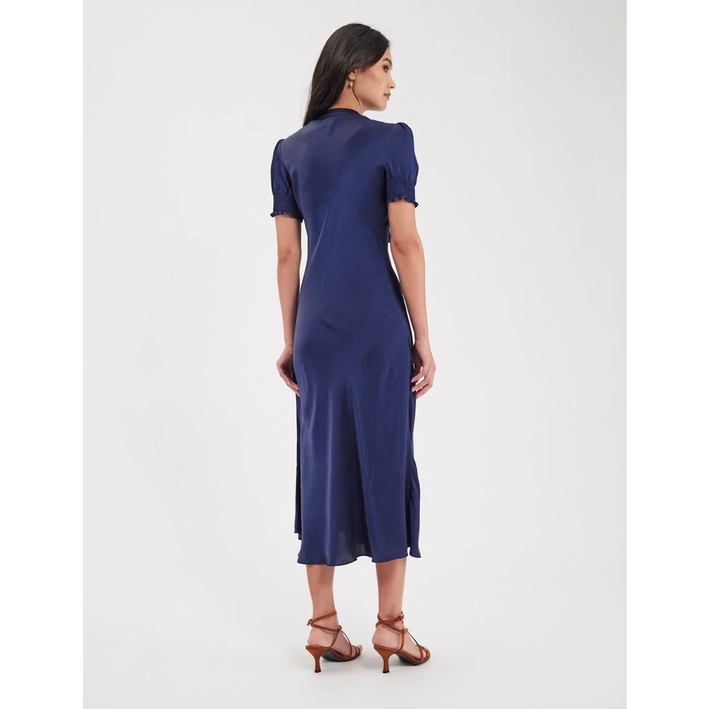 Ines De La Fressange Paris Cerise Cocktail Jurk Blue Dames