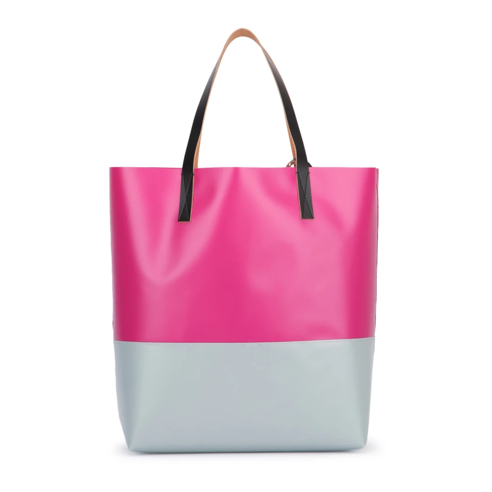 Marni Stijlvolle Leren Tas voor Vrouwen Pink Heren