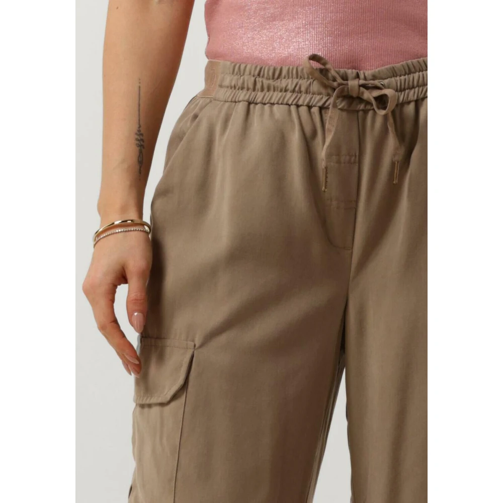 Summum Woman Cargo Tencel Broek voor Dames Brown Dames