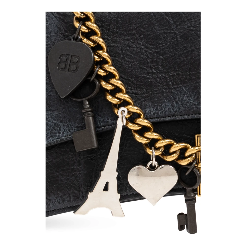 Balenciaga Schoudertas Crush Black Dames