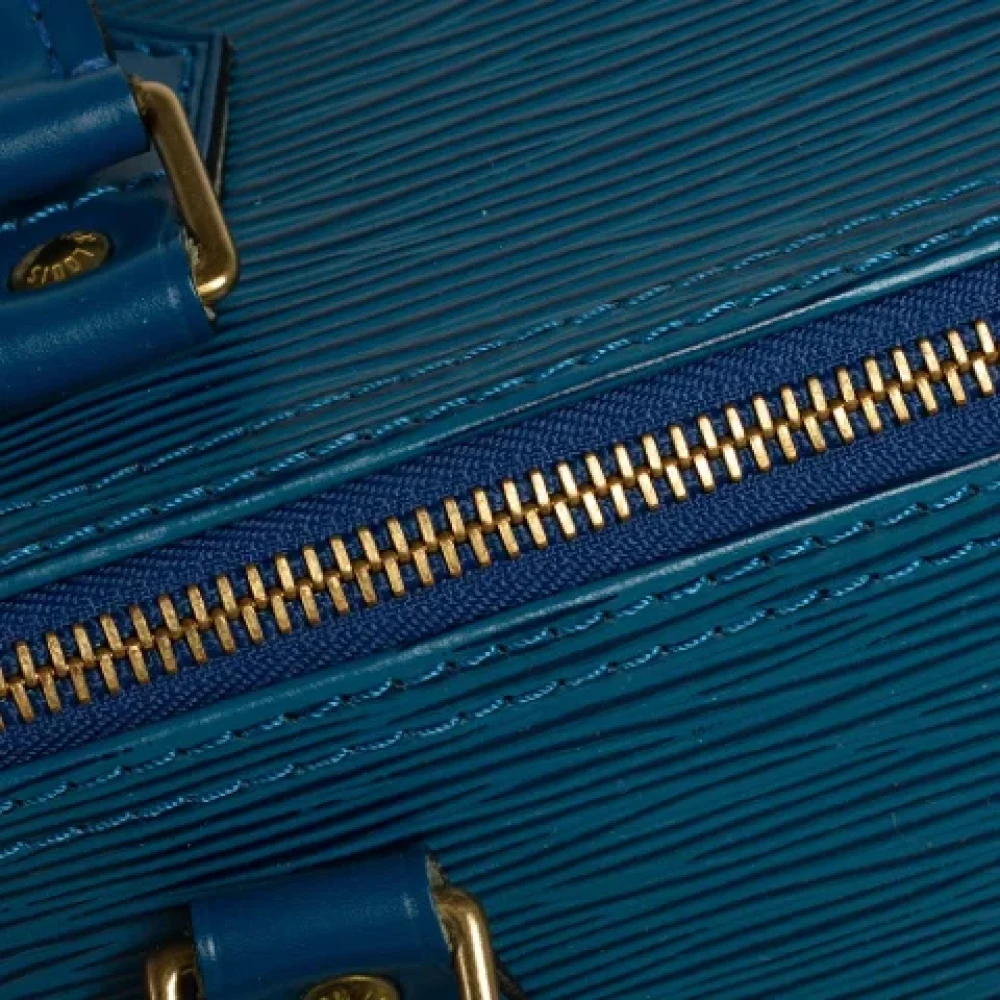 Louis Vuitton Vintage Pre-owned Leather handbags Blue Dames