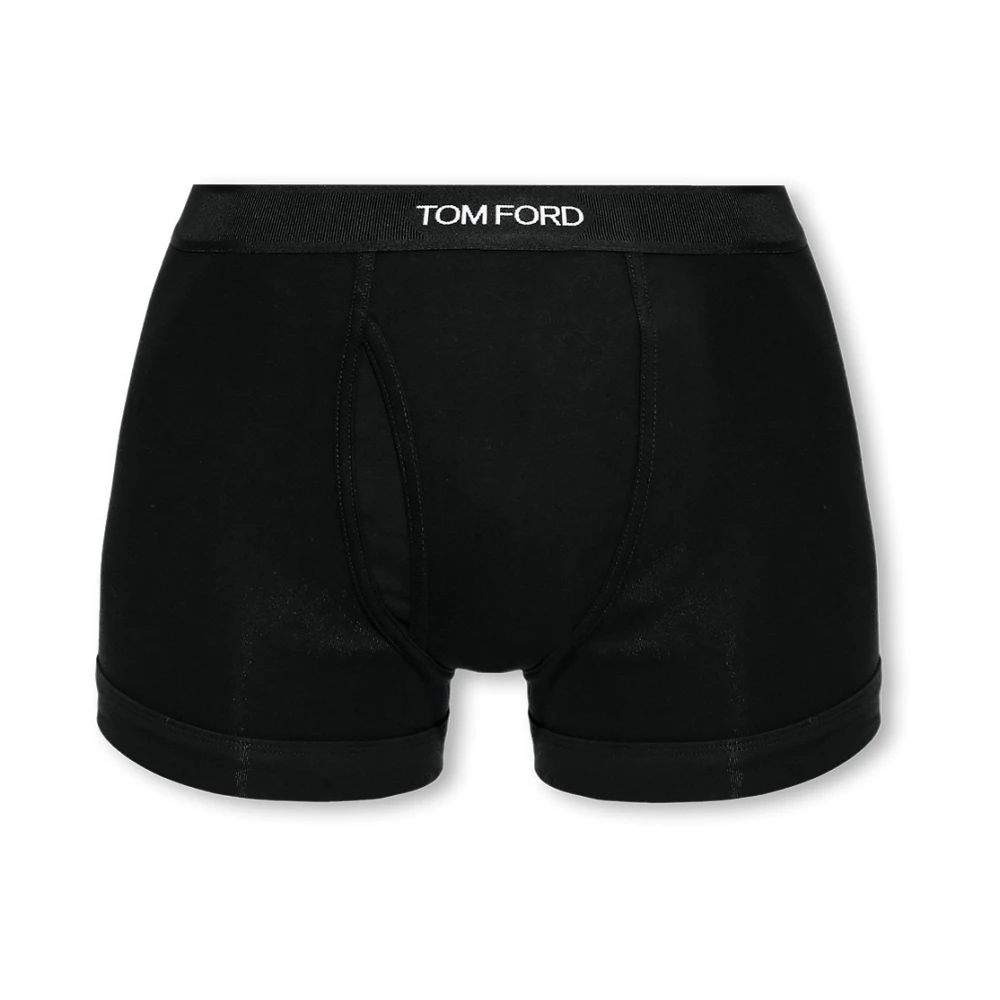 Tom Ford Men's Black Underpants, 2XL, Boxers With Logo