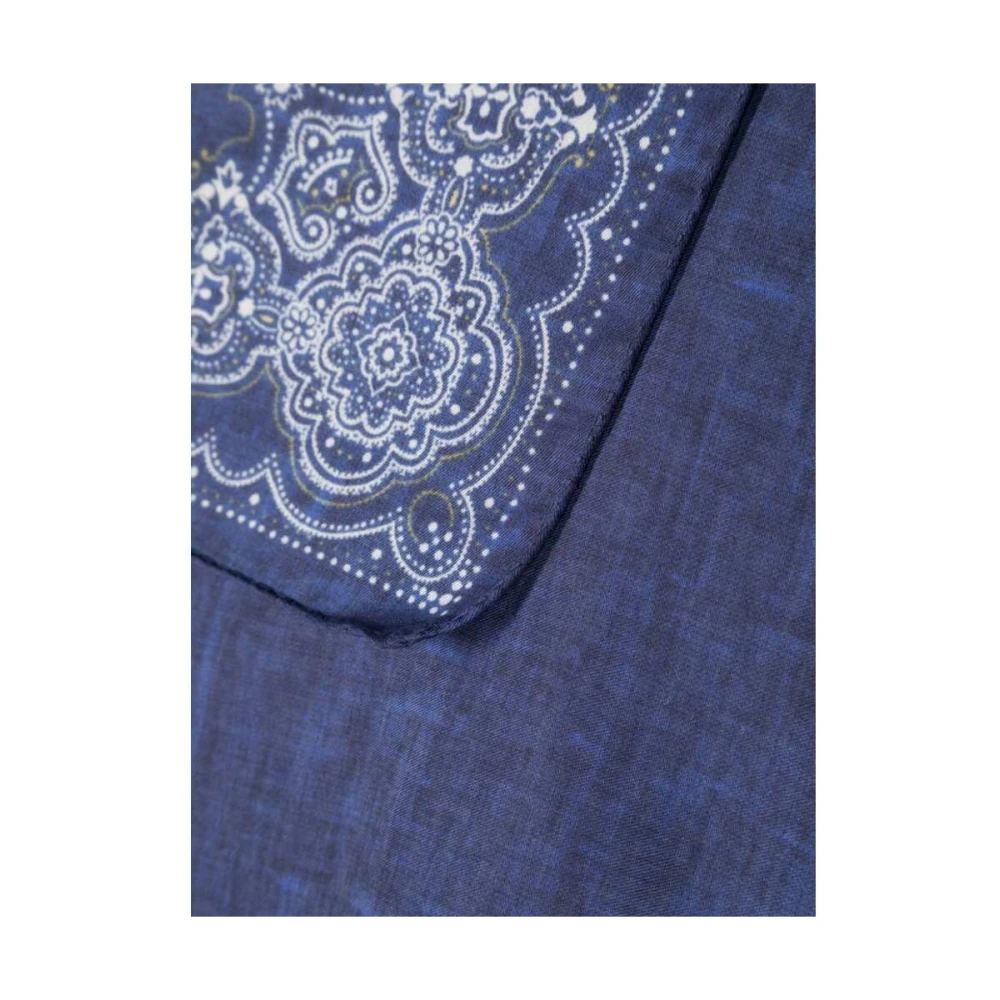 Lady Anne Silky Scarves Blue Heren