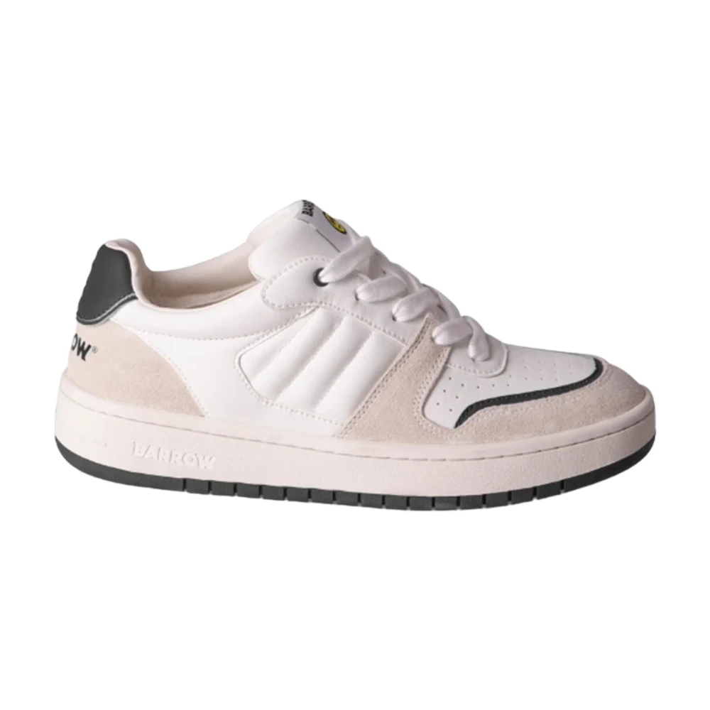 Barrow Men's Mesh Sneakers With Alternating Panels
