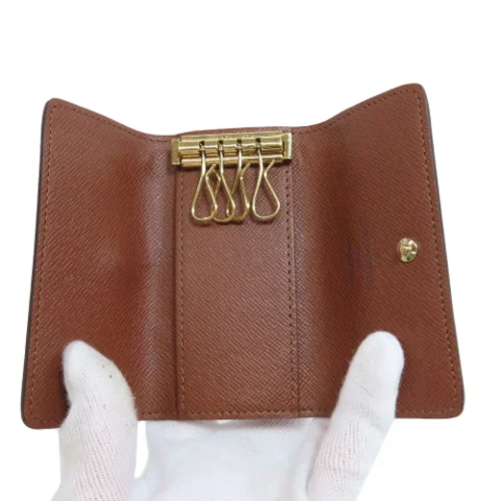 Louis Vuitton Vintage Pre-owned Canvas key-holders Brown Dames