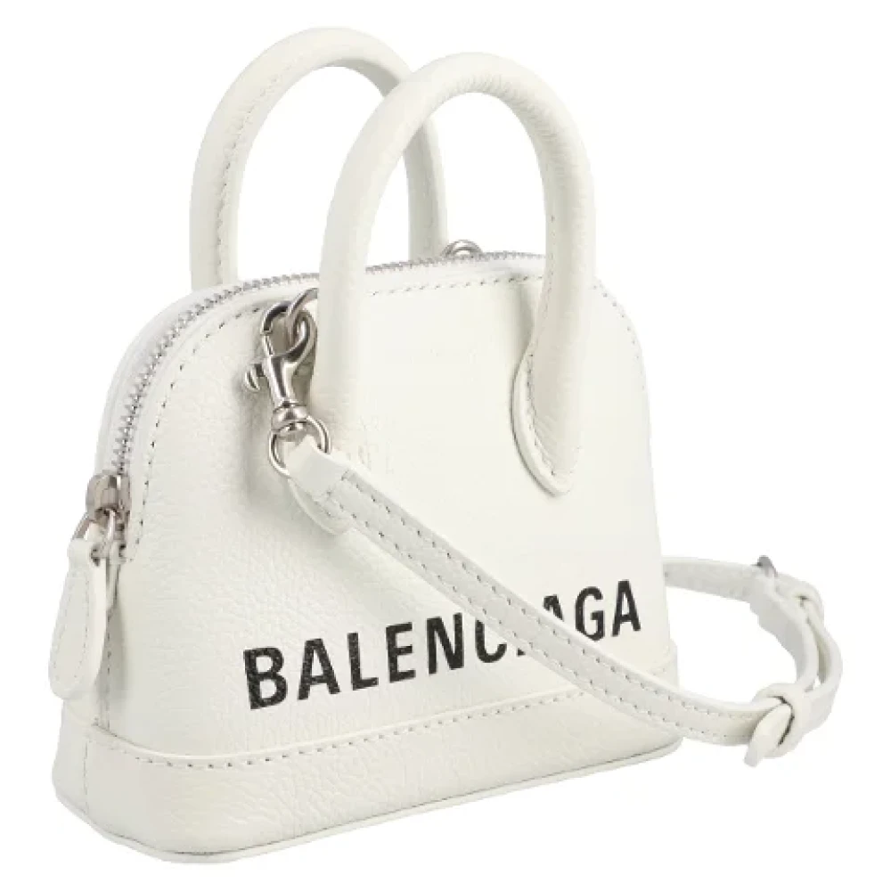 Balenciaga Leather handbags White Dames