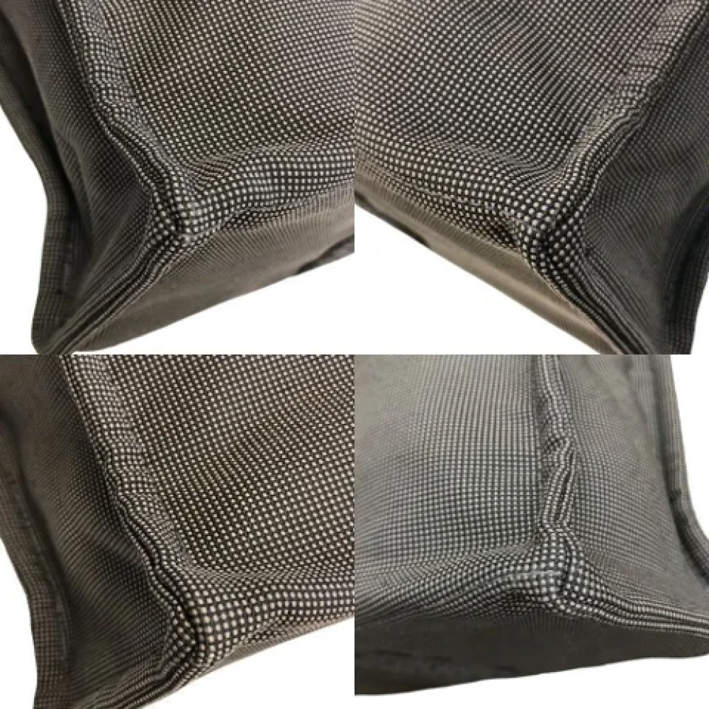 Hermès Vintage Pre-owned Canvas handbags Gray Dames