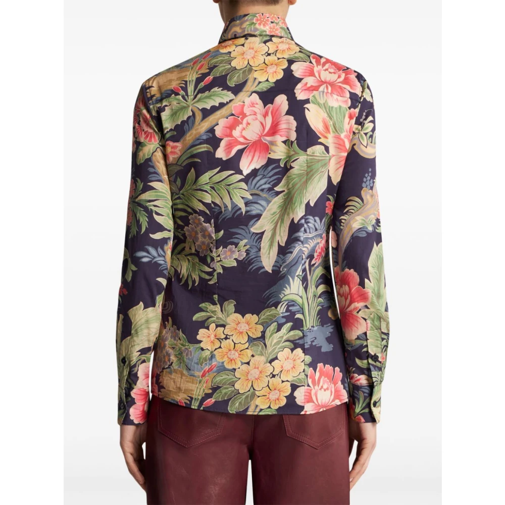 ETRO Bloemenprint Knoopshirt Multicolor Dames