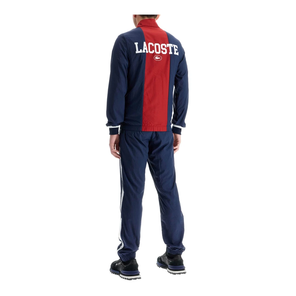 Lacoste Sporty Mesh Jumpsuit Blue Heren