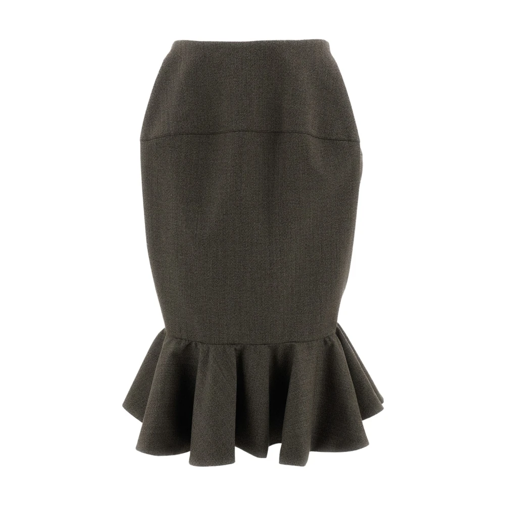 Jacquemus Donna Marrone - Gonna Midi Palmier - Skirts - S