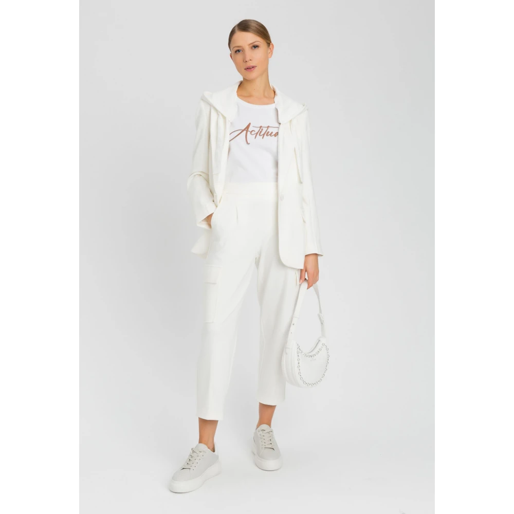 Twinset Witte Cargo Broek White Dames