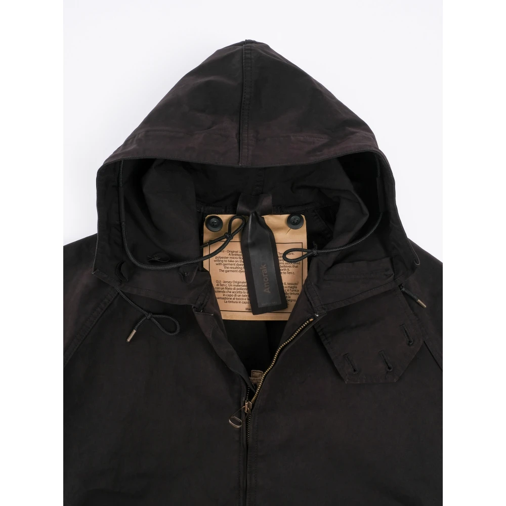Ten C Arctische Anorak Jas Black Heren