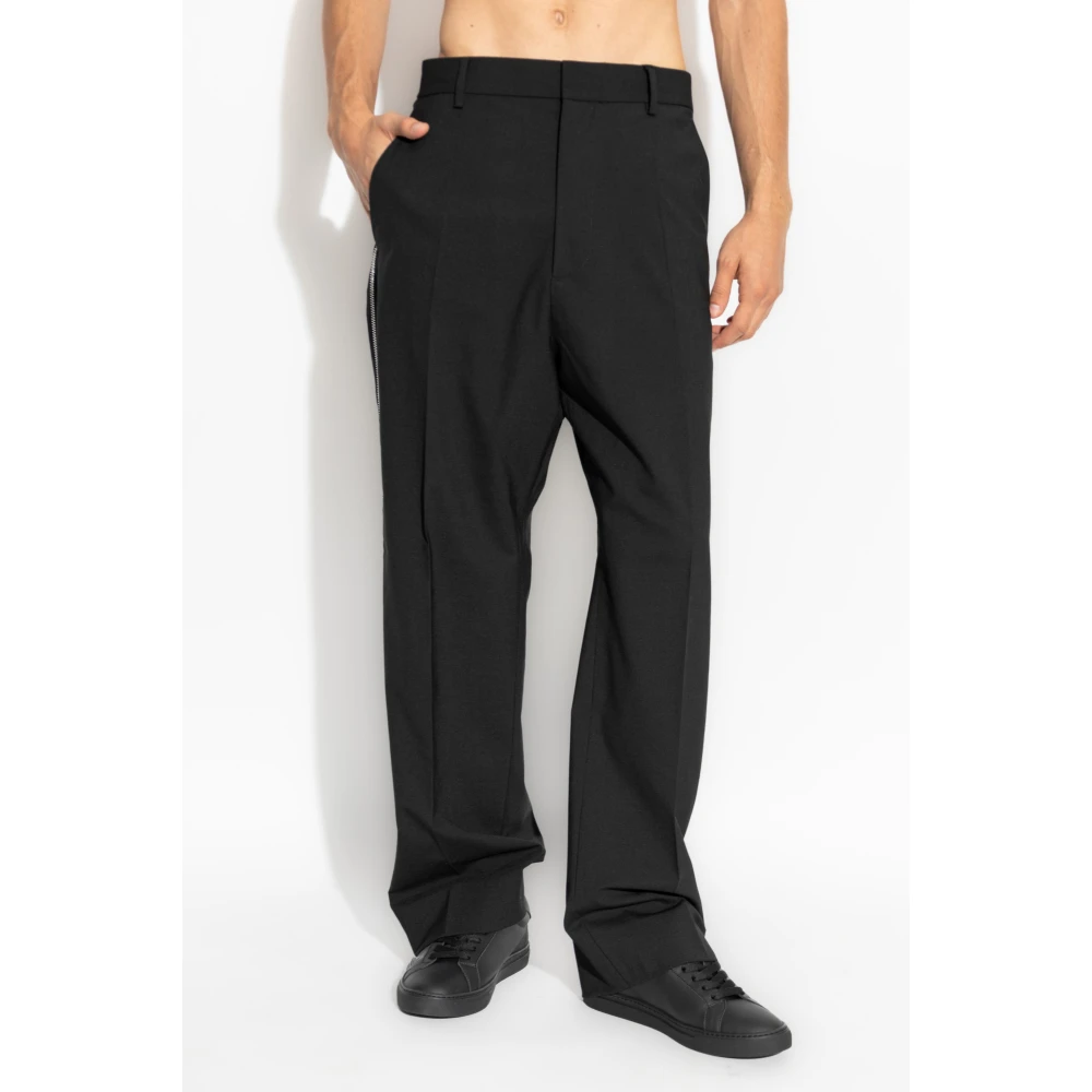 Dsquared2 Broek met inzetstukken Black Heren