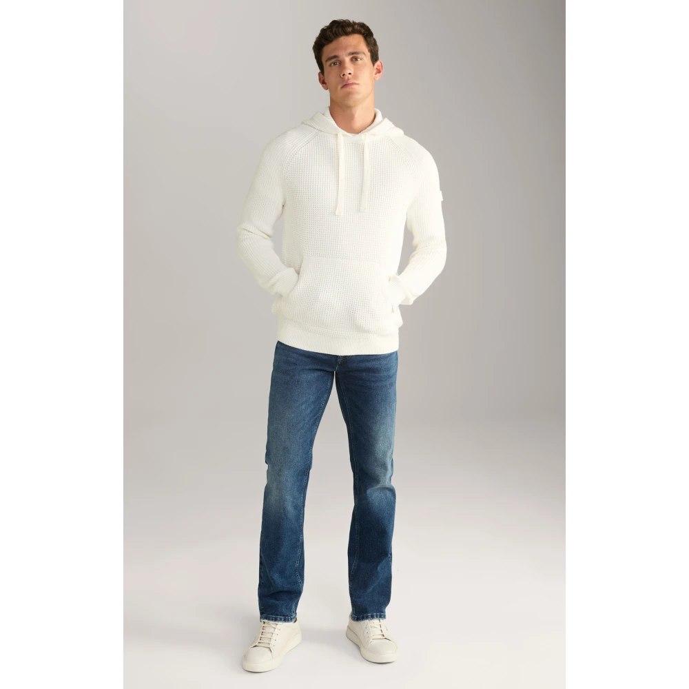 Joop! Donkerblauwe herenjeans met vervaagd effect Blue Heren