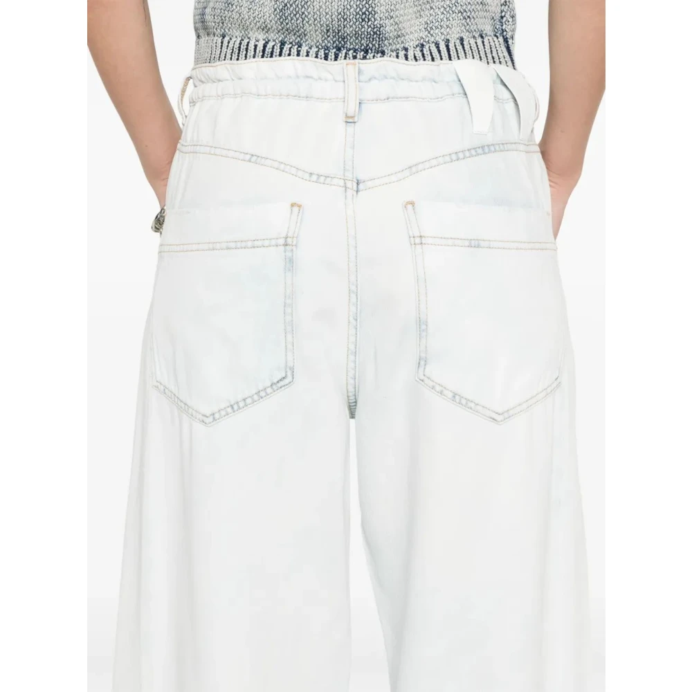 Darkpark Tencel Denim Papieren Zak Blue Dames