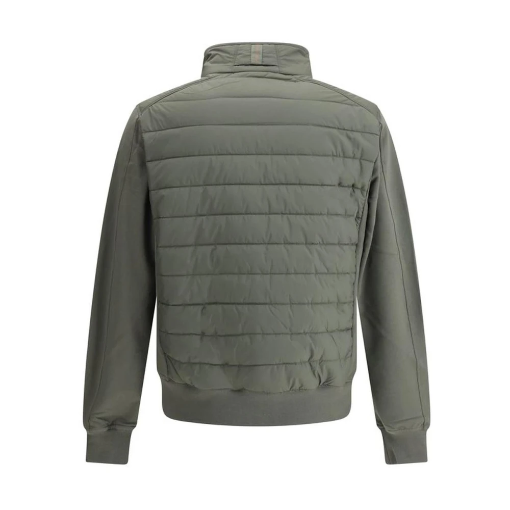 Parajumpers Gewatteerd jack met hoge kraag Green Heren