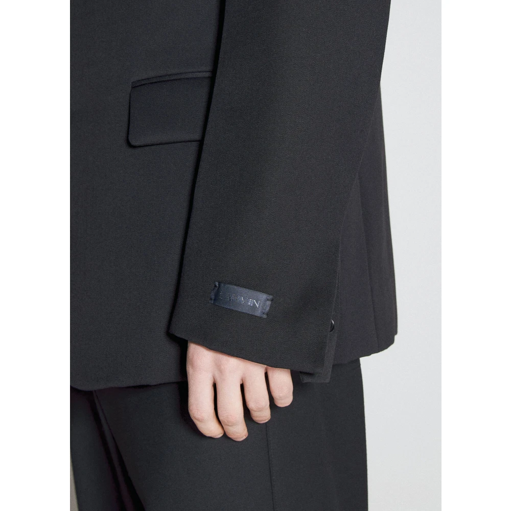 Lanvin Suits Black Heren