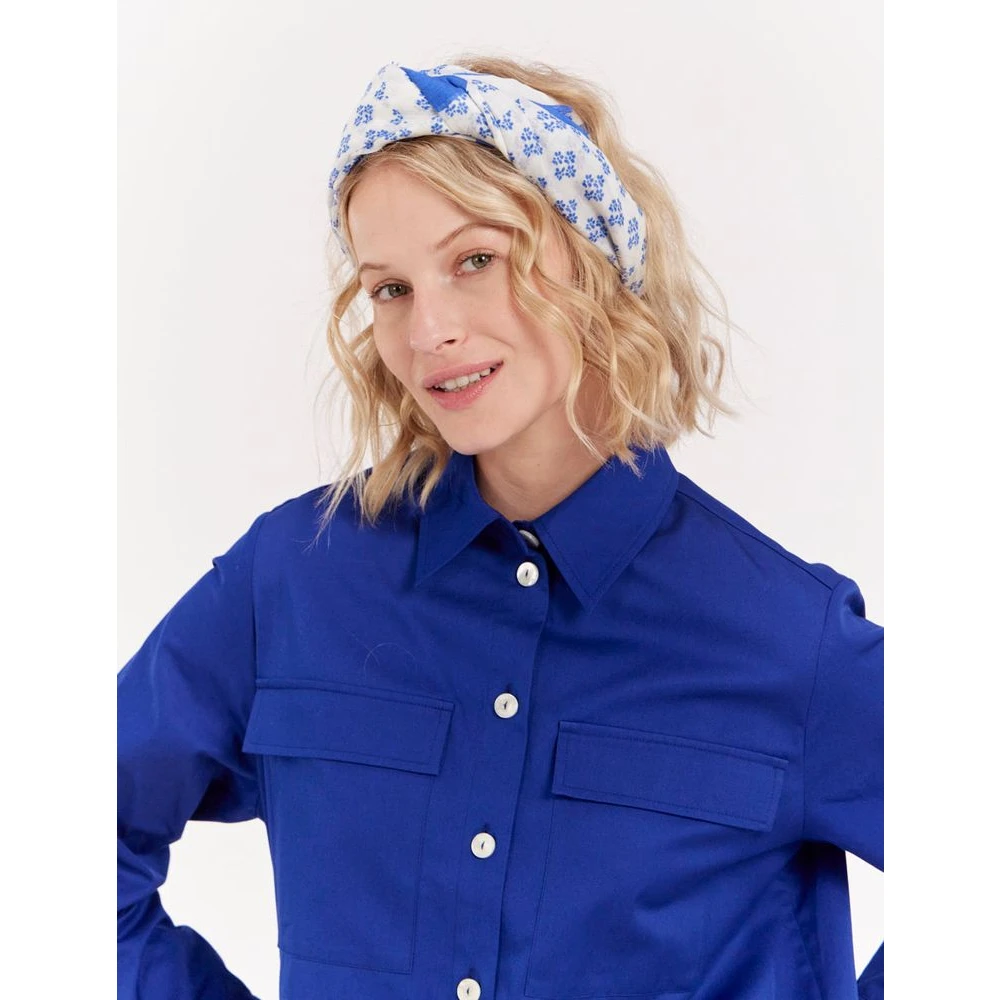 Ines De La Fressange Paris Blauw en wit Flore sarong Multicolor Dames