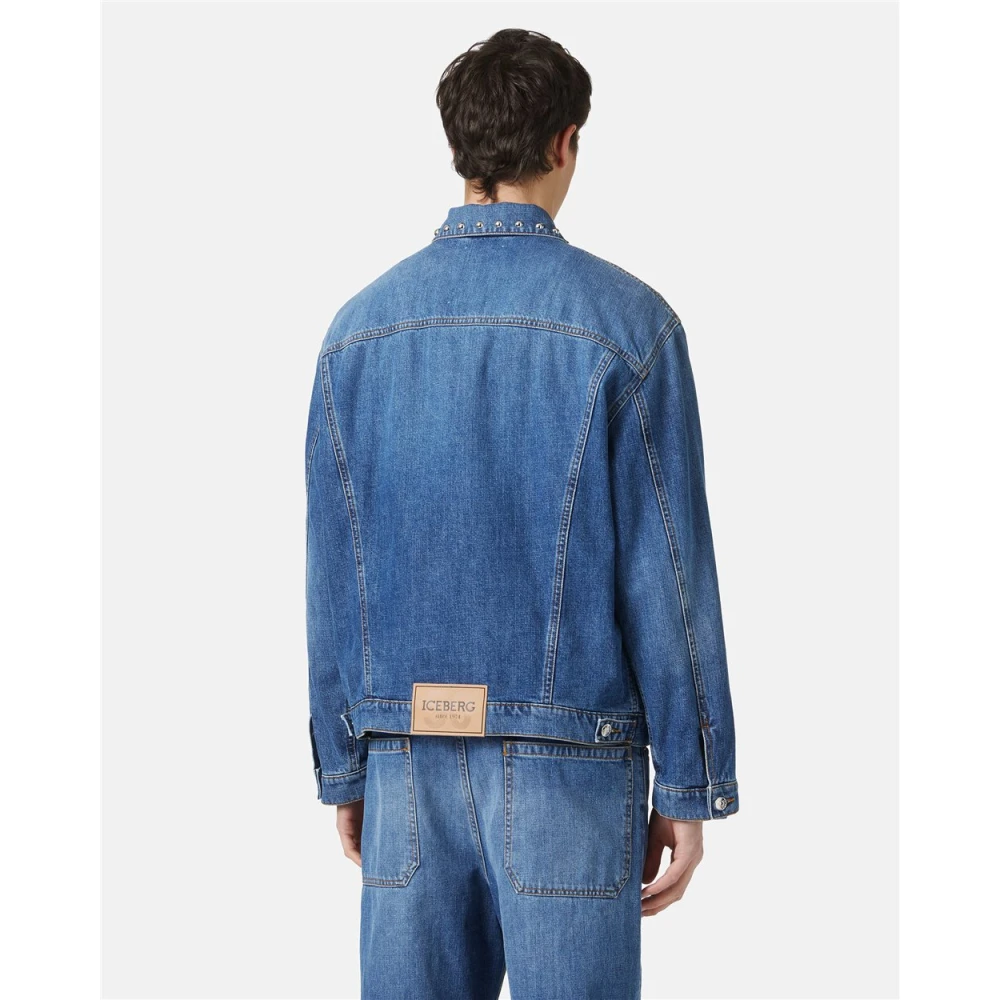 Iceberg Denim jack van de The Re-Edit collectie Blue Heren
