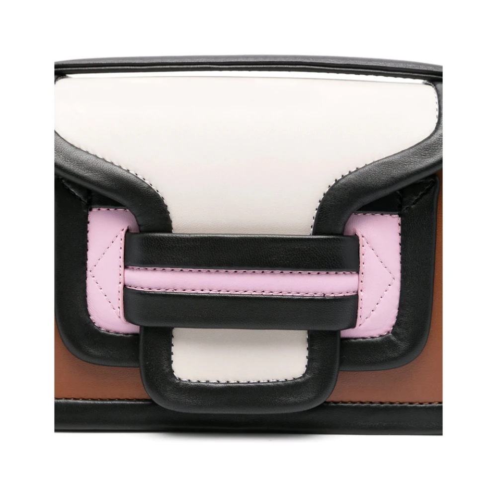 Pierre Hardy Bruine Schoudertas met Overslag Multicolor Dames