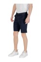 shorts-en-melange-de-coton-a-motif-uni