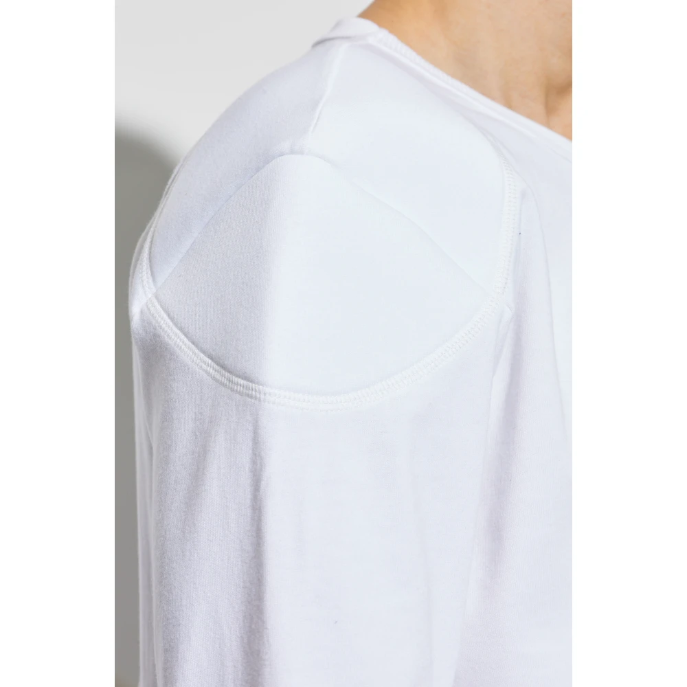 Misbhv Lange mouwen T-shirt White Heren
