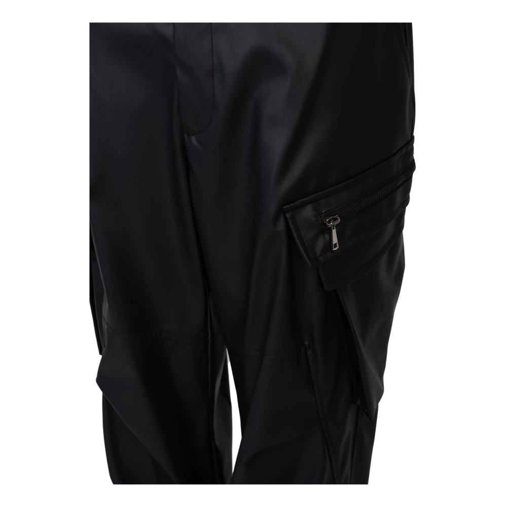 La Haine Inside Us Elegante Joggerbroek met Ritszakken Black Heren