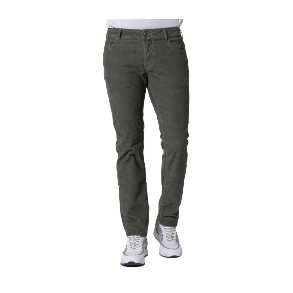 Jacob Cohën Gestructureerde fluwelen slim fit jeans Nick Green Heren
