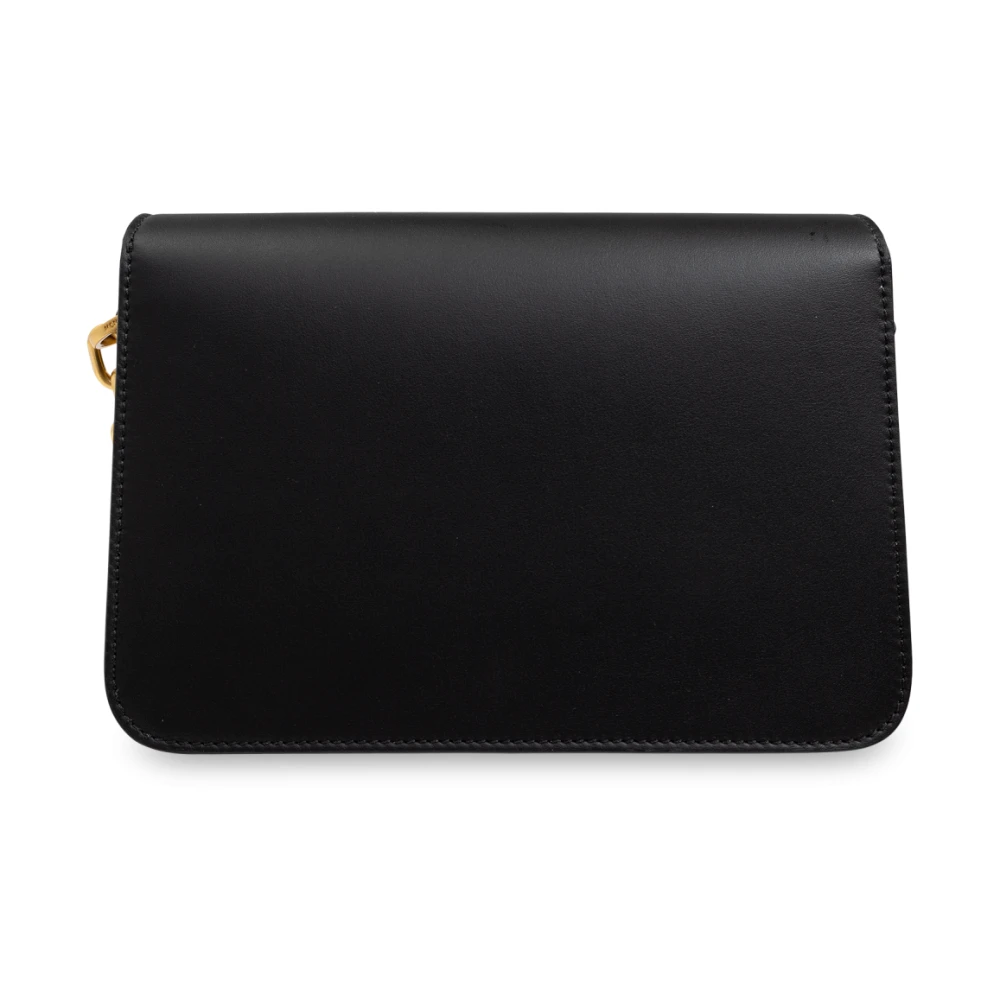 MCM Schoudertas met logo Black Dames