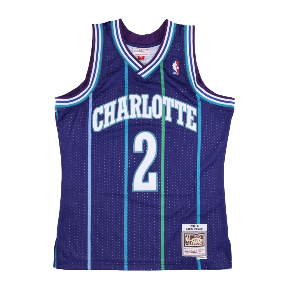 Mitchell & Ness Larry Johnson Basketbal Tanktop Blue Heren