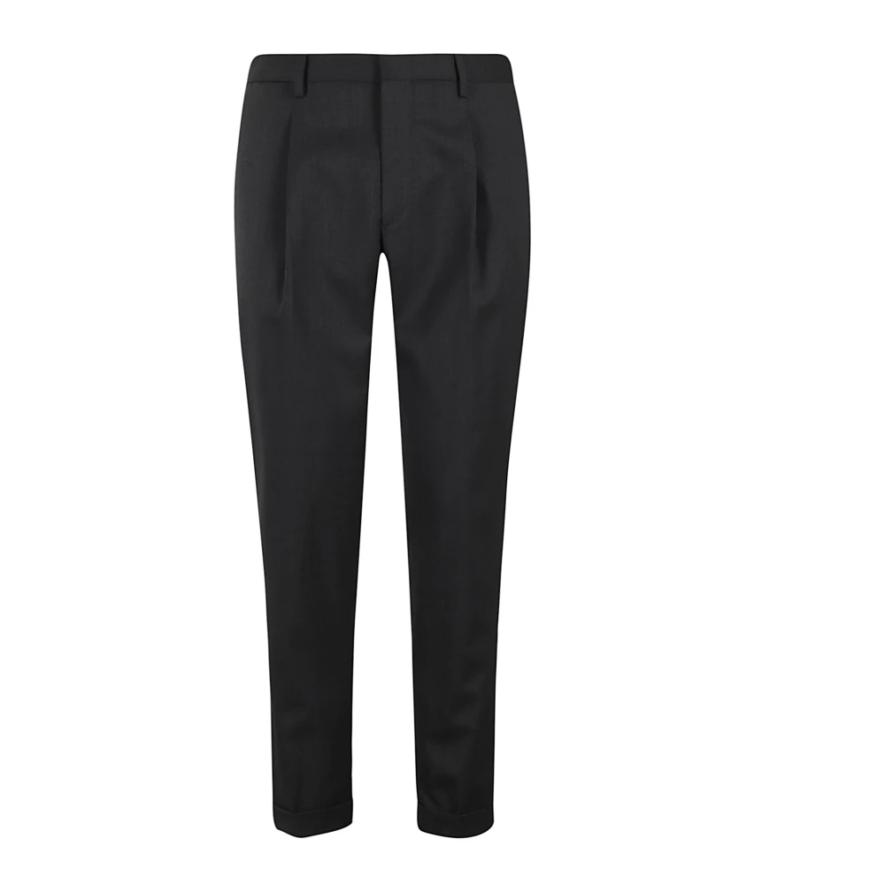Briglia Platte Buik Wollen Canvas Broek Gray Heren