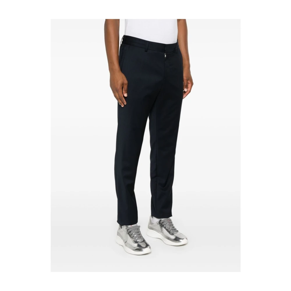 Hugo Boss Wollen Broek voor Mannen Black Heren