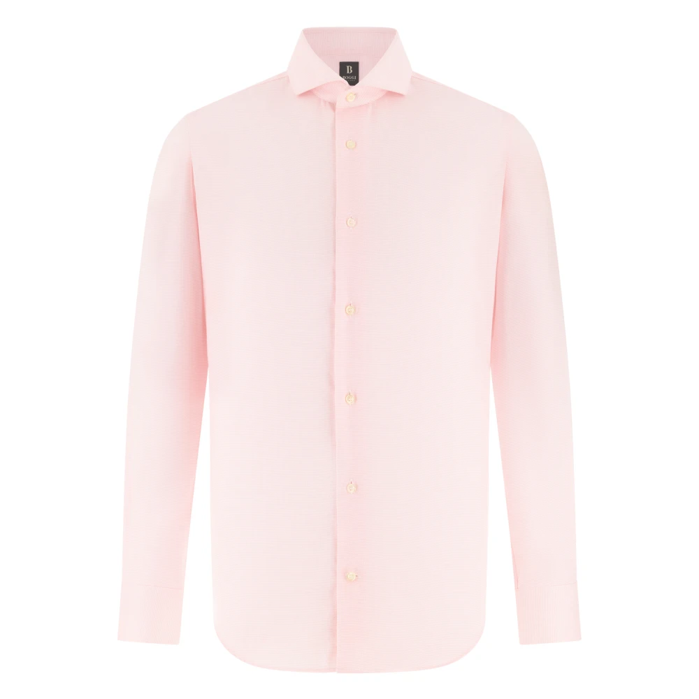 Boggi Milano Homme Rose Chemises, Taille: Xs Chemise Infroissable Ultimate