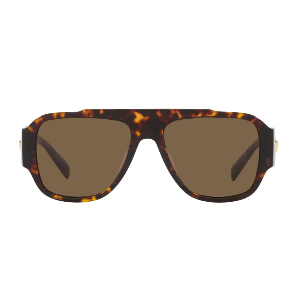 Versace Unisex Brown Pillow Shape Sunglasses