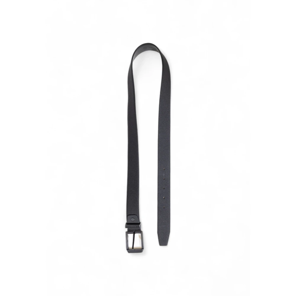 Antony Morato Zwart Leren Herenriem Black Heren