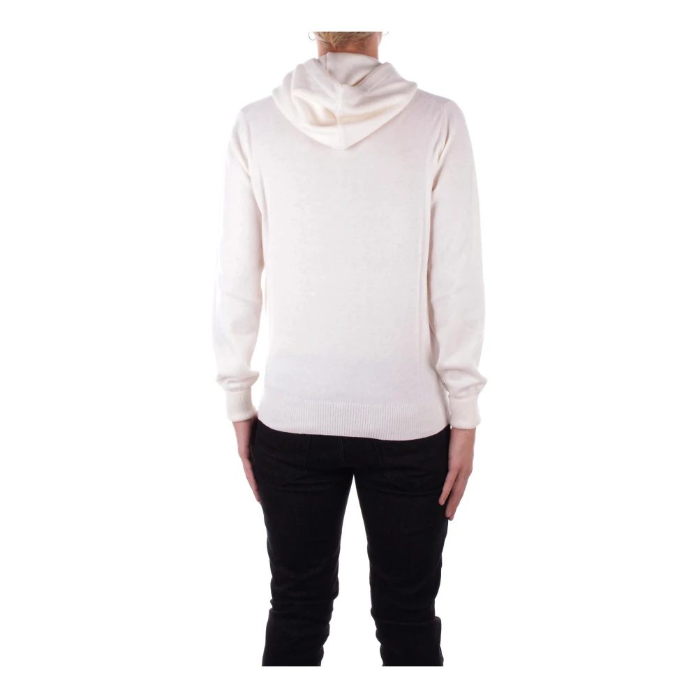 Alpha Studio Hoodie Slim Fit Wol Beige Heren