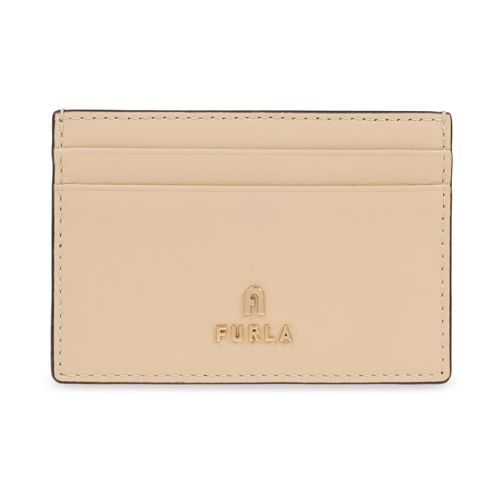 Furla Camelia Kleine kaarthouder Beige Dames