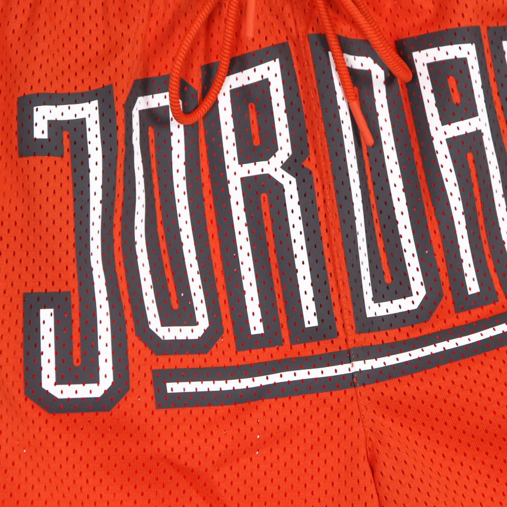 Jordan Basketbal Hybride Sportshorts Oranje Grijs Orange Heren